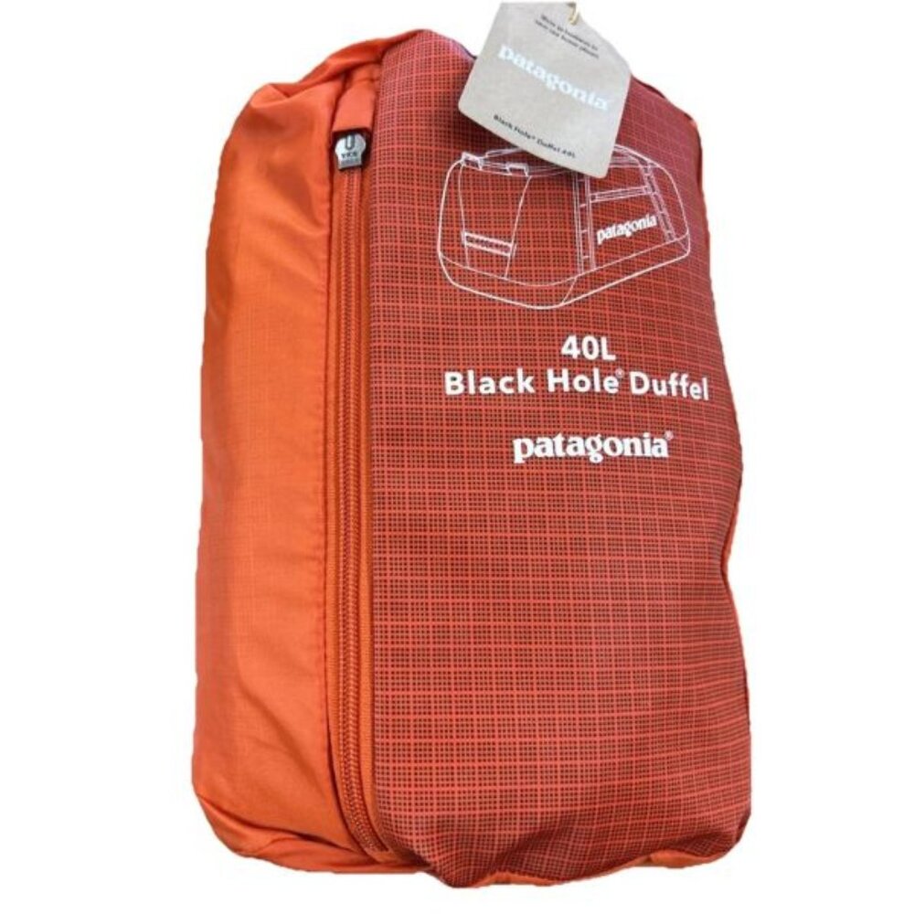 NWT Patagonia  Black Hole Duffel 40 L - Color: Pollinator Orange